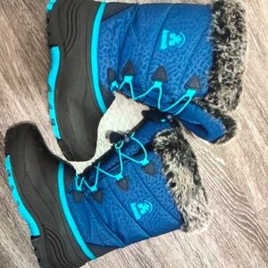 Jamie Blue and black Winter boots